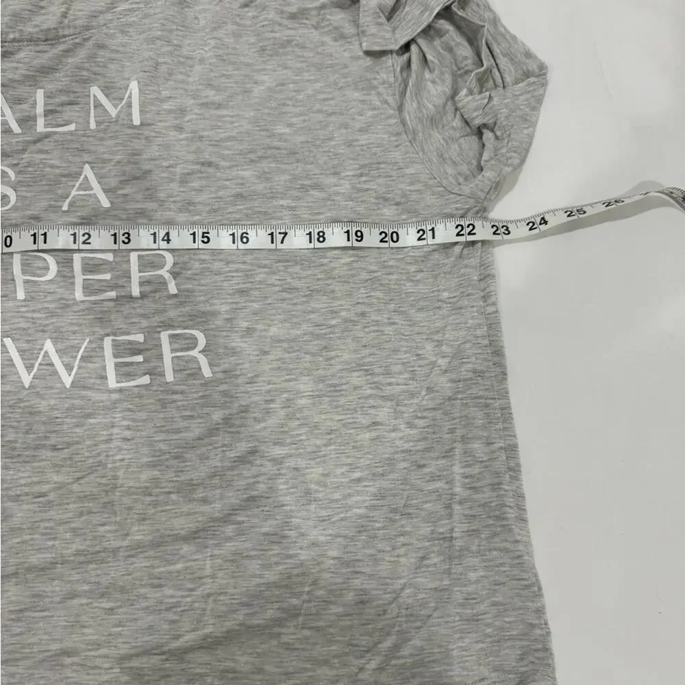 NWOT Old Navy Grey Modal Sleep Lounge Graphic Oversized Shirt- Size Large - Picture 5 of 6